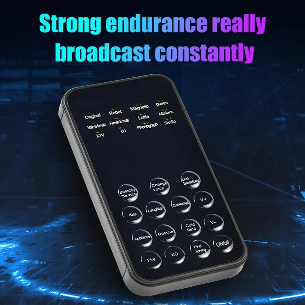 Portable Compact Game Voice Changer PC Game Machine Mini Voice Changer Clear for Home
Portable Compact Game Voice Changer PC Game Machine Mini Voice Changer Clear for Home