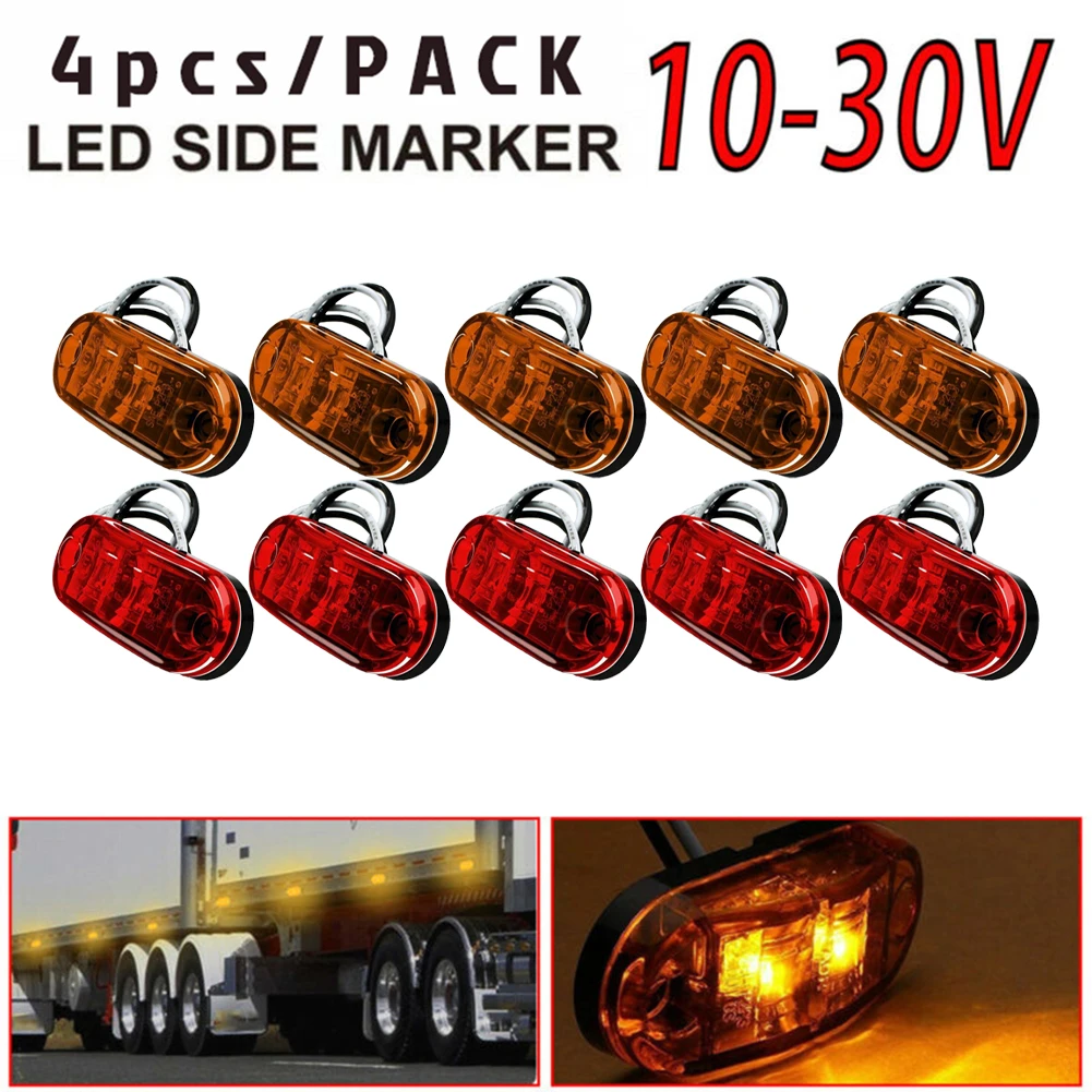 Lights Side Marker 10PCS 12V 2 Diode LED 2.5Inch Car Accessories Lamp Lighting Oval Replacement Signal Light New
Lights Side Marker 10PCS 12V 2 Diode LED 2.5Inch Car Accessories Lamp Lighting Oval Replacement Signal Light New