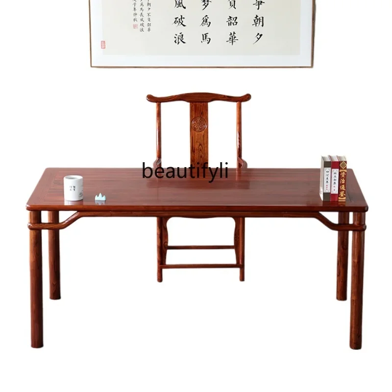 Китайский стол из цельной древесины с античной росписью простой Sinology Ming and Qing
