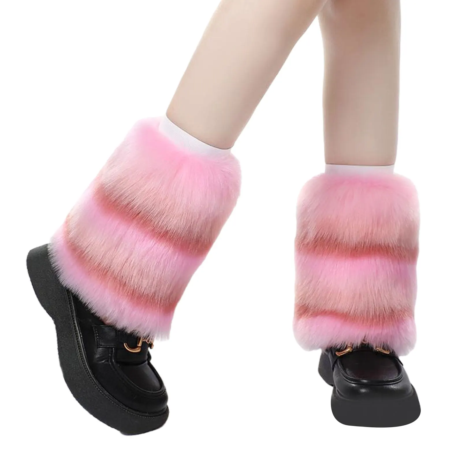 Women's Fall Winter Faux Fox Fur Leggings Sock Covers Leg Warmers Plush Stripes Contrasting Color Boot Cuff Covers Party Socks
Women's Fall Winter Faux Fox Fur Leggings Sock Covers Leg Warmers Plush Stripes Contrasting Color Boot Cuff Covers Party Socks
