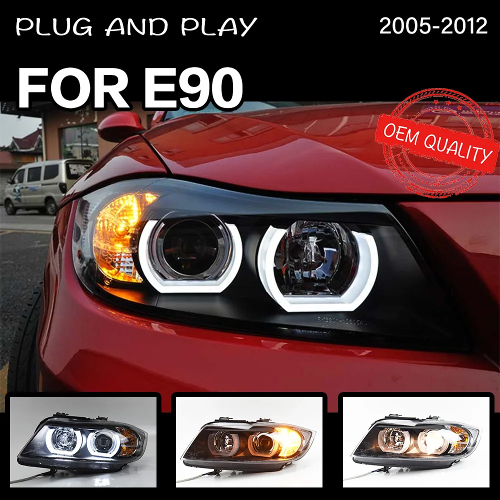Фары для BMW E90 3 серии 2005-2012 320 автомобиль автомобильные товары светодиодный