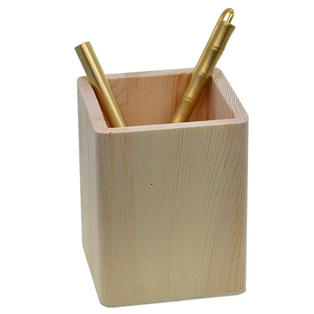 Natural Pine Wood Pencil Cup Desktop Storage Organizer Make Up Brushes Container Case for Home Desk, Office Supplies
Natural Pine Wood Pencil Cup Desktop Storage Organizer Make Up Brushes Container Case for Home Desk, Office Supplies