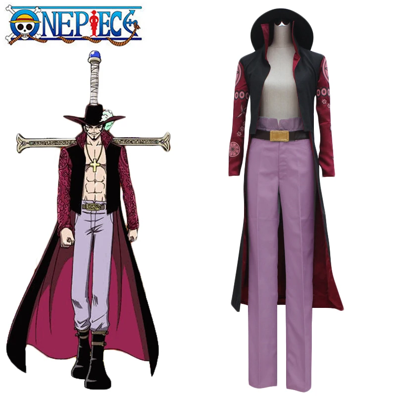 ONE PIECE Dracule Mihawk Cosplay Costume Trench Coat Trousers Hat Anime Role Play Uniform Halloween Christmas Carnival Full Set
ONE PIECE Dracule Mihawk Cosplay Costume Trench Coat Trousers Hat Anime Role Play Uniform Halloween Christmas Carnival Full Set