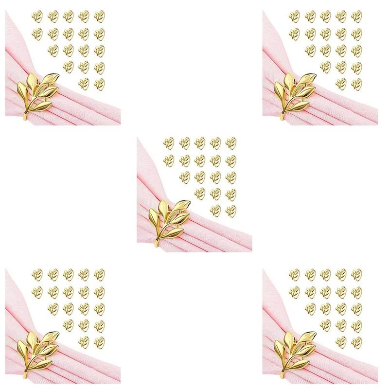 100Pcs Gold Leaf Napkin Rings - Gold Napkin Ring For Table Napkins - Holiday Napkin Rings Fall Napkin Rings For Party
100Pcs Gold Leaf Napkin Rings - Gold Napkin Ring For Table Napkins - Holiday Napkin Rings Fall Napkin Rings For Party