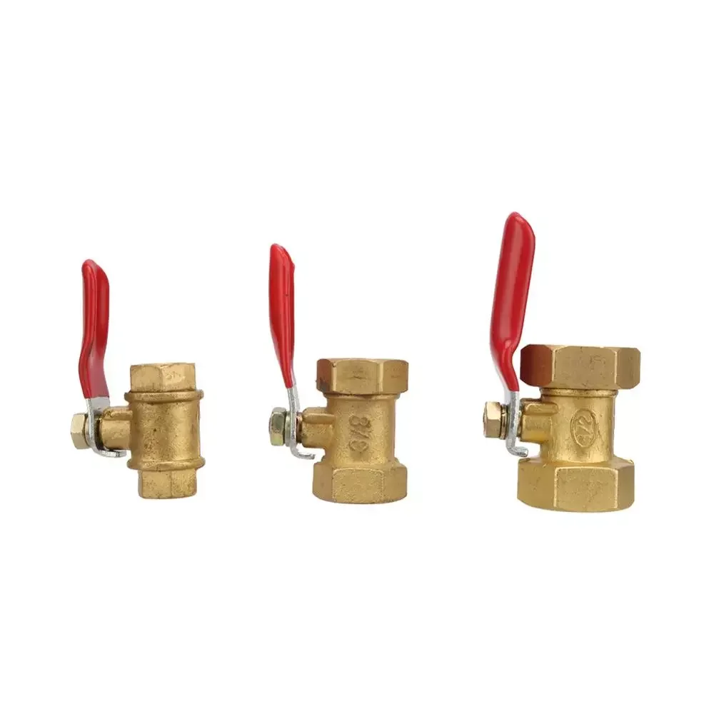 NEW2022 2 Pcs 1/8" 3/8" 1/2" Female BSP Thread Brass Ball Valve Water Oil Gas Fuel Line Shutoff Switch Garden Irr
NEW2022 2 Pcs 1/8" 3/8" 1/2" Female BSP Thread Brass Ball Valve Water Oil Gas Fuel Line Shutoff Switch Garden Irr