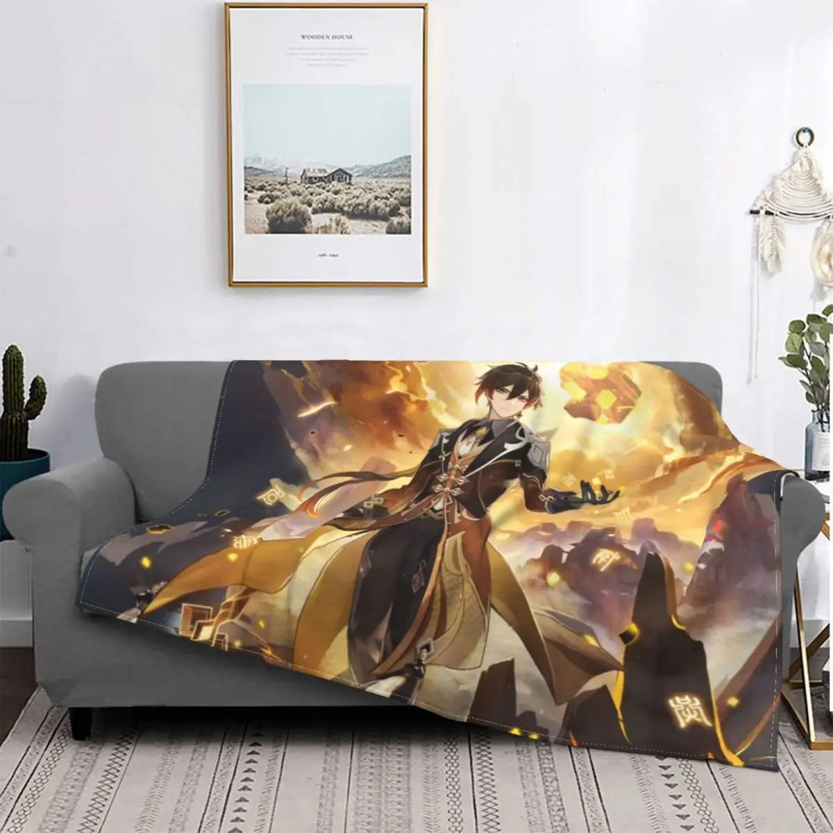 Zhongli Genshin Impact Blankets Fleece Autumn/Winter Anime Multifunction Super Warm Throw Blanket for Bed Couch Bedspread
Zhongli Genshin Impact Blankets Fleece Autumn/Winter Anime Multifunction Super Warm Throw Blanket for Bed Couch Bedspread