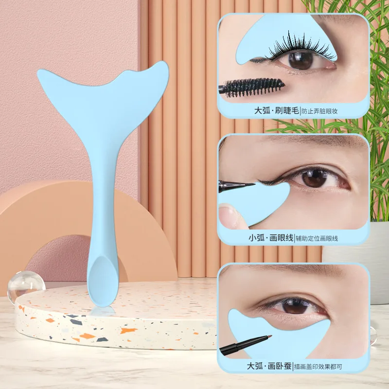 New Product Mascara Eyeliner Eyeshadow Eye Makeup Auxiliary Artifact Silicone Multifunctional Eyeliner Auxiliary Wholesale 
New Product Mascara Eyeliner Eyeshadow Eye Makeup Auxiliary Artifact Silicone Multifunctional Eyeliner Auxiliary Wholesale