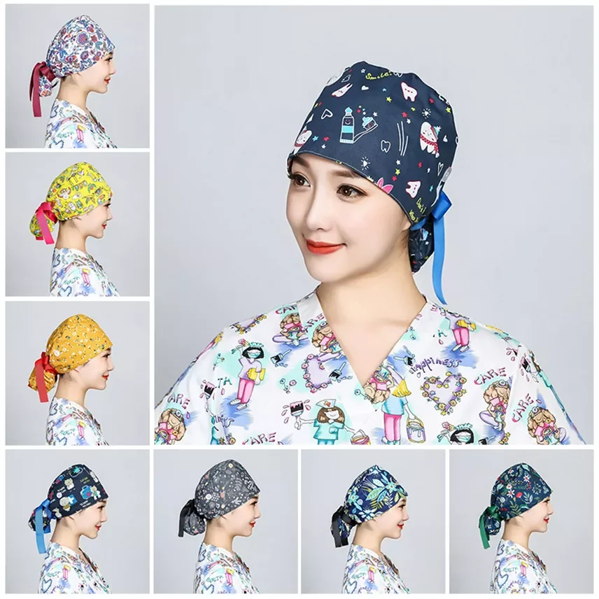 Room Scrub Cap Women Long Hair Cover Cap Cotton Tooth Printing Hats Beauty Work Hats Anti-Dirty Adjustable Doctor Hats
Room Scrub Cap Women Long Hair Cover Cap Cotton Tooth Printing Hats Beauty Work Hats Anti-Dirty Adjustable Doctor Hats