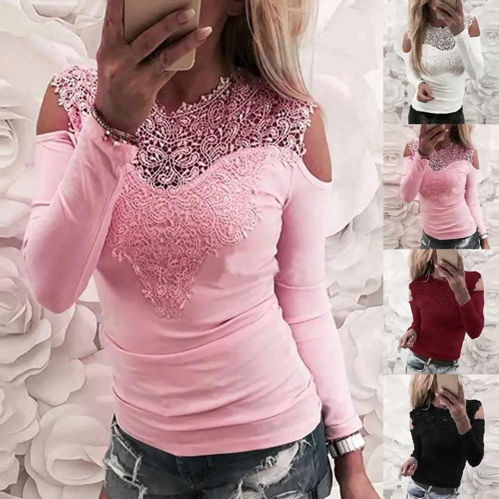 Trendy Tunic Blouse Breathable Women Blouse Elegant Crochet Lace Stitching Tunic Top Long Sleeve
Trendy Tunic Blouse Breathable Women Blouse Elegant Crochet Lace Stitching Tunic Top Long Sleeve