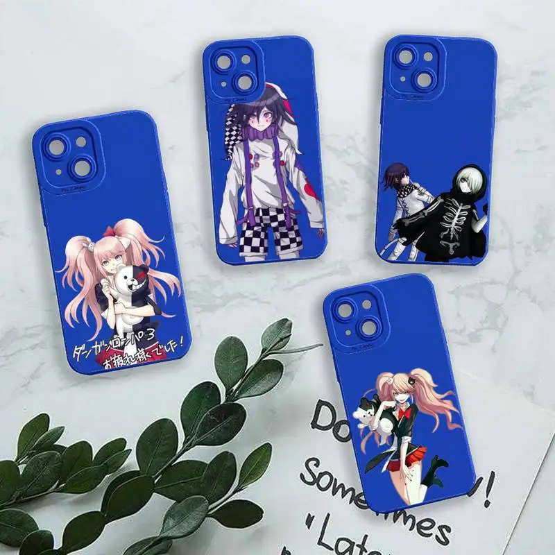 danganronpa game Phone Case For iPhone 13 12 11 Pro MAX Mini X XS XR 7 8 Plus Liquid Silicone Klein Blue
danganronpa game Phone Case For iPhone 13 12 11 Pro MAX Mini X XS XR 7 8 Plus Liquid Silicone Klein Blue