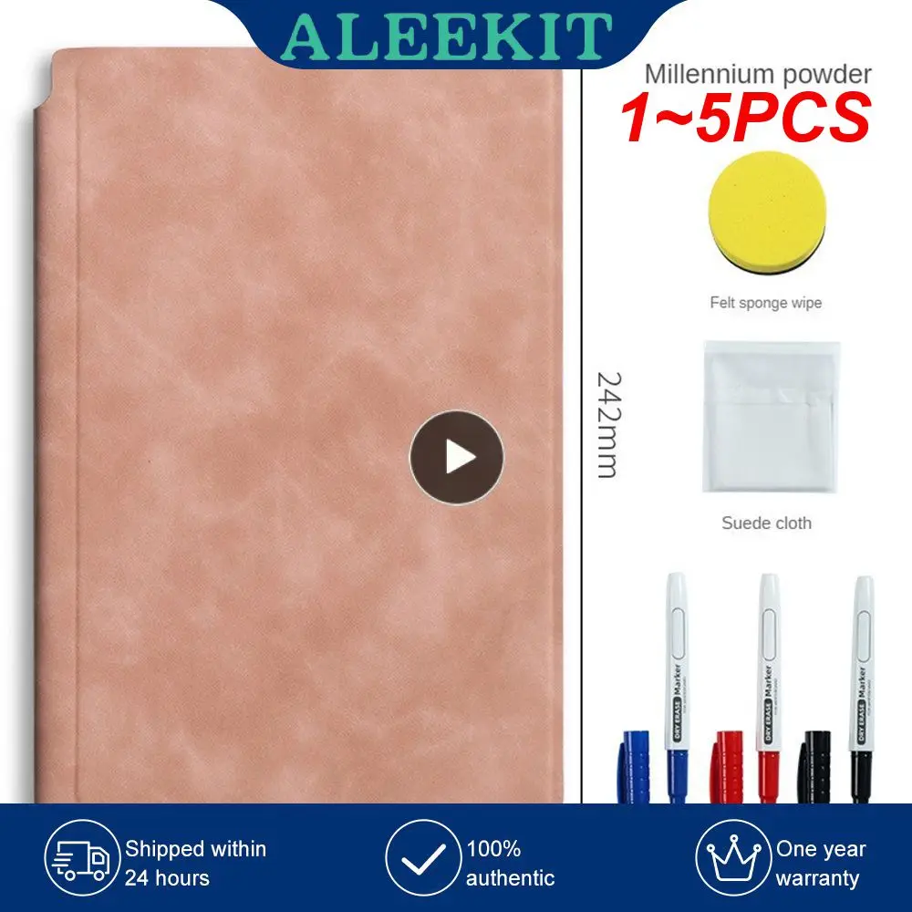 1~5PCS Reusable Whiteboard Notebook Leather Memo Free Whiteboard Pen Erasing Cloth Weekly Planner Portable Stylish Office
1~5PCS Reusable Whiteboard Notebook Leather Memo Free Whiteboard Pen Erasing Cloth Weekly Planner Portable Stylish Office