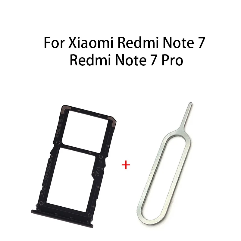 Двойной лоток для SIM-карты/лоток для Micro SD-карты для Xiaomi Redmi Note 7 / Redmi Note 7 Pro
Двойной лоток для SIM-карты/лоток для Micro SD-карты для Xiaomi Redmi Note 7 / Redmi Note 7 Pro