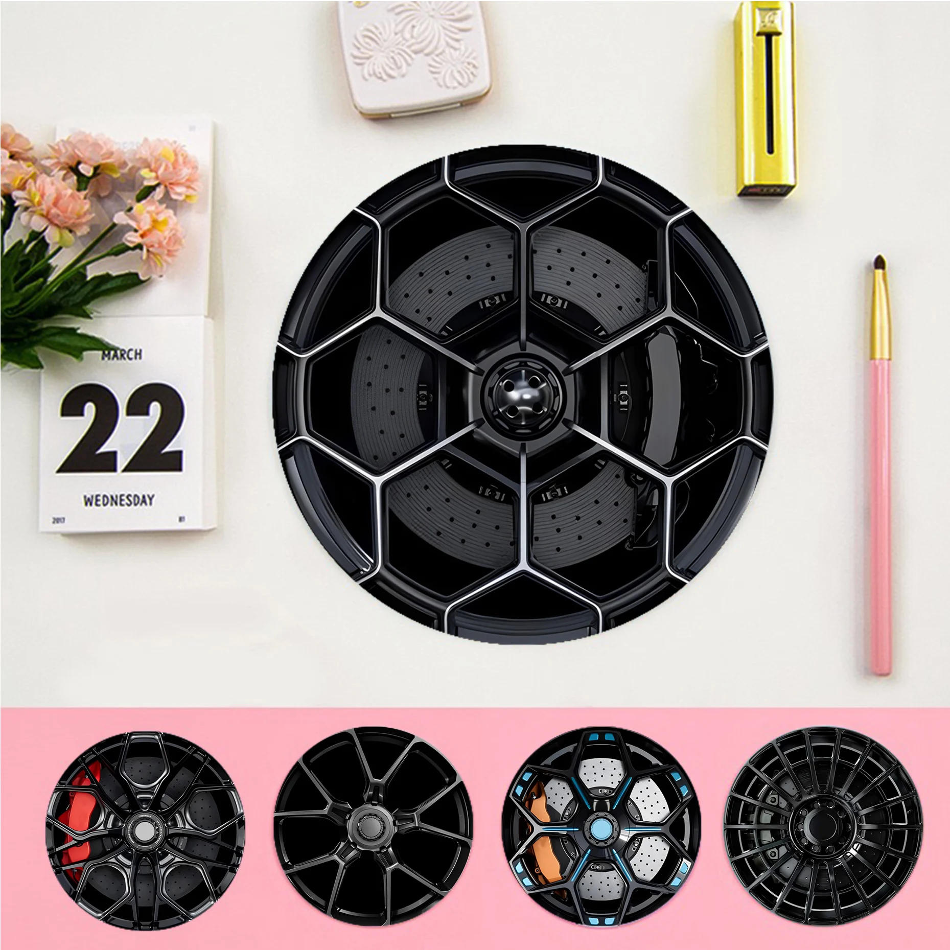 Cool car wheels Mousepad INS Tide Round Keyboard Mat Table Mat Cabinet Gamer Desktop Mousepad Cup Mats Deskpad Home Decor
Cool car wheels Mousepad INS Tide Round Keyboard Mat Table Mat Cabinet Gamer Desktop Mousepad Cup Mats Deskpad Home Decor