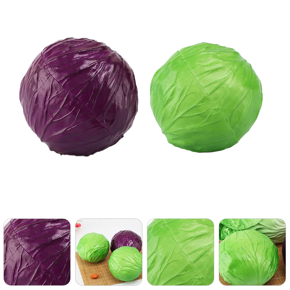 2 Pcs Fake Cabbage Photo Prop House Decorations Home Fake Vegetable Cabbage Faux Ornamental Cabbage Home Decorations
2 Pcs Fake Cabbage Photo Prop House Decorations Home Fake Vegetable Cabbage Faux Ornamental Cabbage Home Decorations