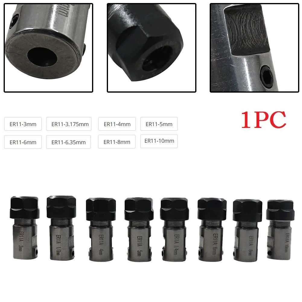 ER11 Chuck Spindle Motor Shaft Extension Rod Spindle Collet Lathe Tools Spindle Cutter Rod 3-10mm Holder Inner
ER11 Chuck Spindle Motor Shaft Extension Rod Spindle Collet Lathe Tools Spindle Cutter Rod 3-10mm Holder Inner