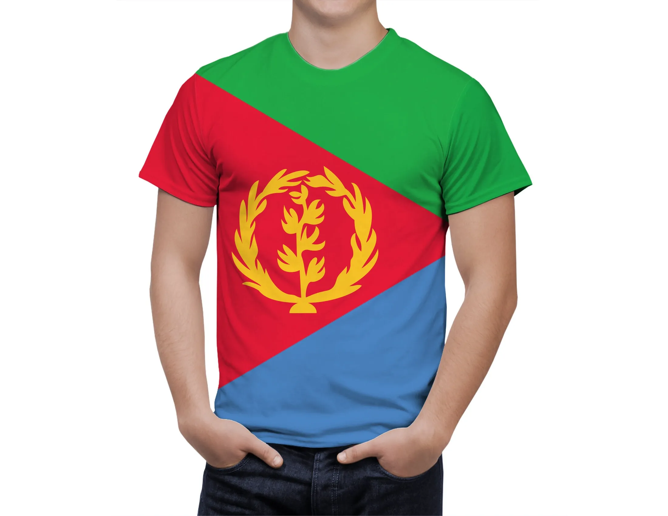 Men Fashion Eritrea Flag 3D Print T Shirt Casual Top Short Sleeve Printed O Neck T-Shirt
Men Fashion Eritrea Flag 3D Print T Shirt Casual Top Short Sleeve Printed O Neck T-Shirt