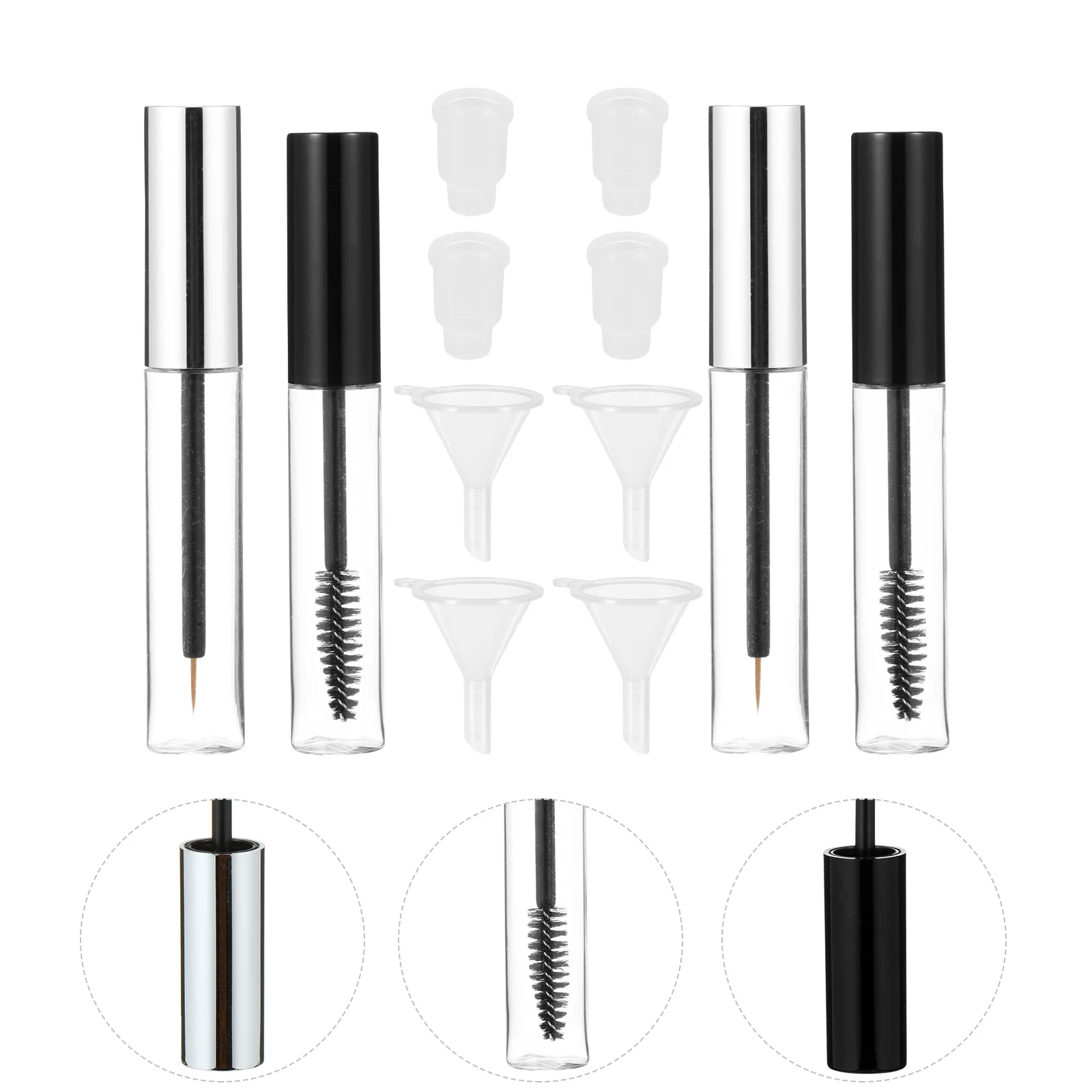 Tube Mascara Eyelash Wand Empty Refillable Bottle Wands Diy Portable Cream Clear
Tube Mascara Eyelash Wand Empty Refillable Bottle Wands Diy Portable Cream Clear