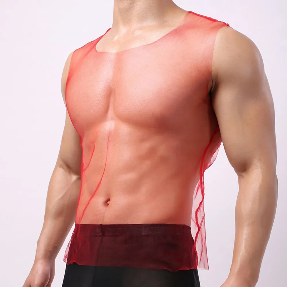 New Sexy Mens Mesh T-Shirt See Through Fishnet Gym Training Tank Top Vest Underwear Casual Muscle Clubwear Breathable Costume
New Sexy Mens Mesh T-Shirt See Through Fishnet Gym Training Tank Top Vest Underwear Casual Muscle Clubwear Breathable Costume