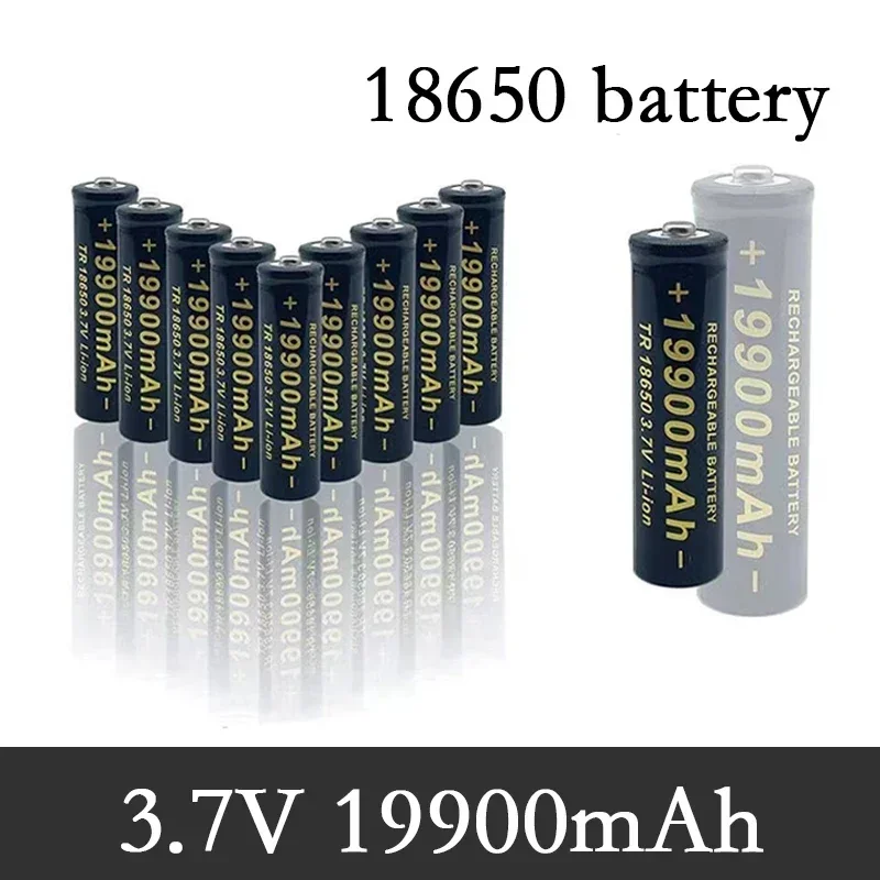 18650 Battery 3.7V 19900mAh Strong Flashlight. Rechargeable Lithium Batteries Can Be Used for Alarm Clocks and Watches.
18650 Battery 3.7V 19900mAh Strong Flashlight. Rechargeable Lithium Batteries Can Be Used for Alarm Clocks and Watches.