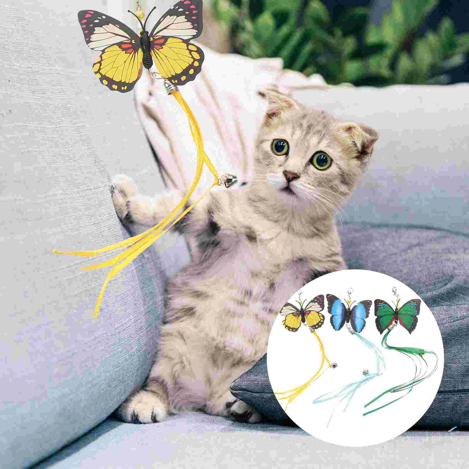 3Pcs Cat Teaser Attachments Interactive Cat Wand Heads Cat Wand Refills Teaser Cat Toy Replacements
3Pcs Cat Teaser Attachments Interactive Cat Wand Heads Cat Wand Refills Teaser Cat Toy Replacements
