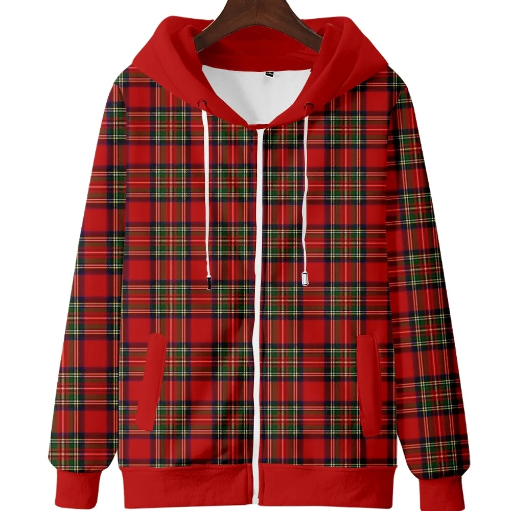 Red Plaid Little Red Riding Hoodie Casual Hoodie Hip Hop Harajuku Men's and Women's Spring and Autumn Loose Zipper Hoodie
Red Plaid Little Red Riding Hoodie Casual Hoodie Hip Hop Harajuku Men's and Women's Spring and Autumn Loose Zipper Hoodie
