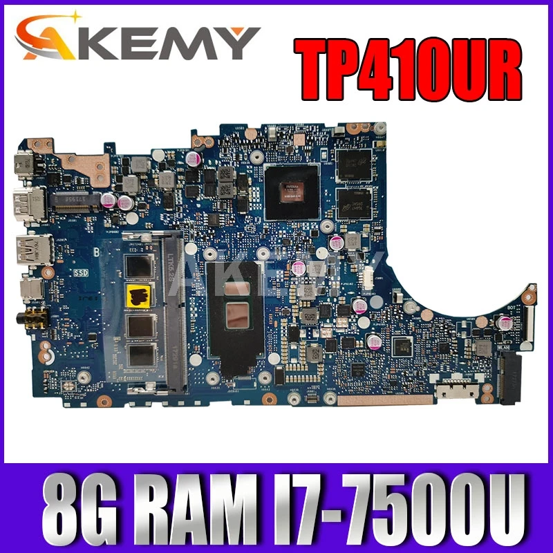 Новинка, материнская плата TP410UR 8 Гб RAM/i7-7500U GeForce 930mx для ASUS VivoBook Flip 14 TP410UR TP410U, материнская плата Laotop
Новинка, материнская плата TP410UR 8 Гб RAM/i7-7500U GeForce 930mx для ASUS VivoBook Flip 14 TP410UR TP410U, материнская плата Laotop