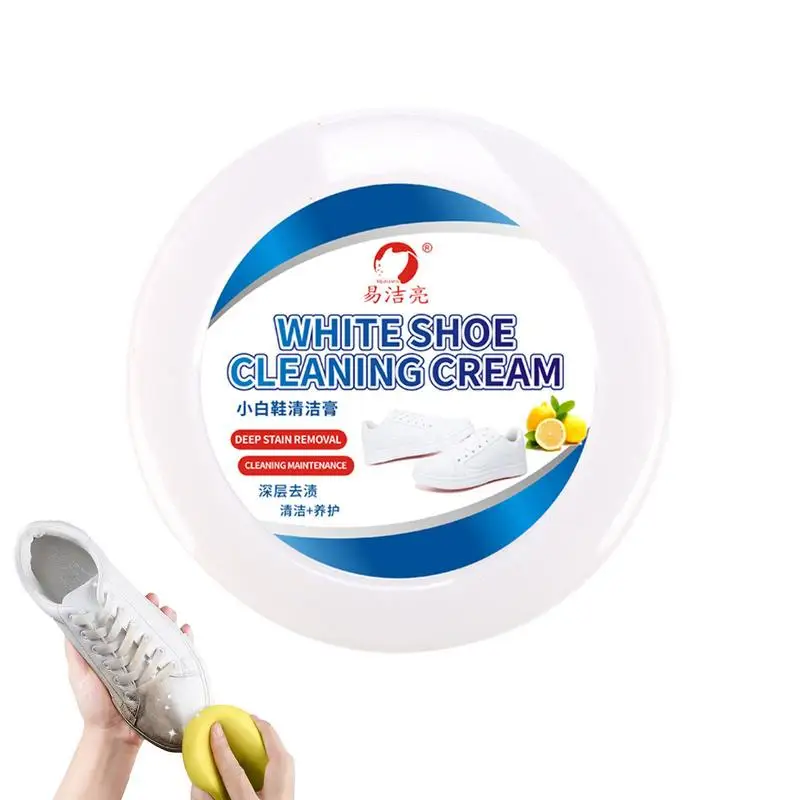 White Shoe Cleaning Cream Reusable Multifunctional Household Yellow Stain Removal Cream With Sponge For White Shoes Sneakers
White Shoe Cleaning Cream Reusable Multifunctional Household Yellow Stain Removal Cream With Sponge For White Shoes Sneakers