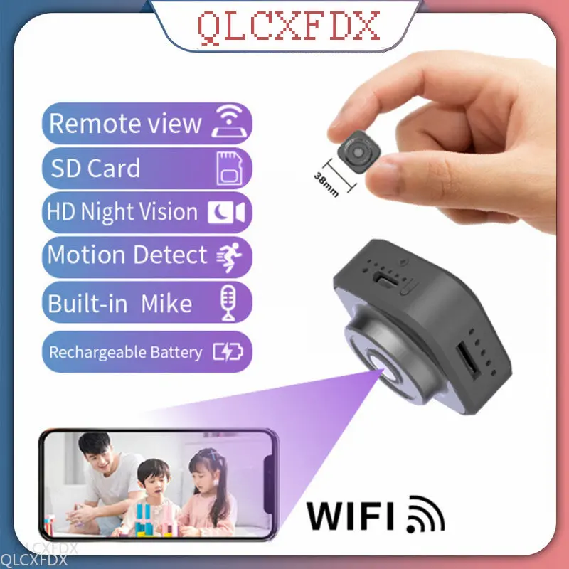 

Mini Wifi Camera HD 1080P Wireless Camcorder Home Security Motion Detection Nanny IP P2P Camera DVR Rechargeable Battery cam