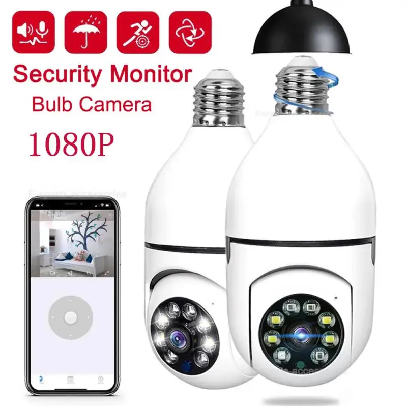 IP Camera Bulb Full Color Wifi Indoor Mini Smart Home Surveillance 1080P HD Waterproof Camera Security Baby Monitor Video Pet 
IP Camera Bulb Full Color Wifi Indoor Mini Smart Home Surveillance 1080P HD Waterproof Camera Security Baby Monitor Video Pet