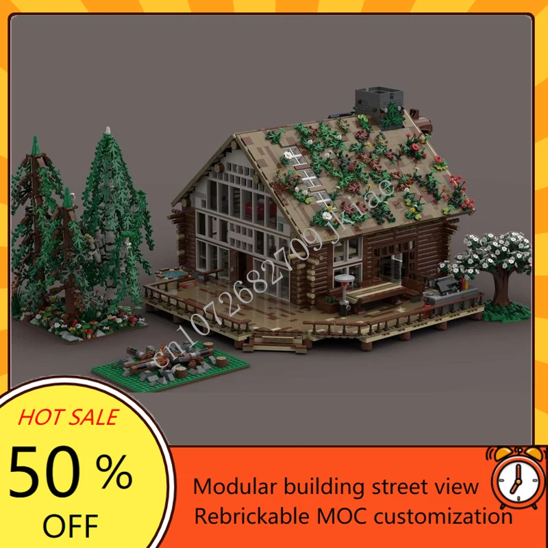7554PCS The Forest Loghouse cabin Modular MOC Creative street view Model Building Blocks DIY Education Assembly Model Toys Gifts
7554PCS The Forest Loghouse cabin Modular MOC Creative street view Model Building Blocks DIY Education Assembly Model Toys Gifts
