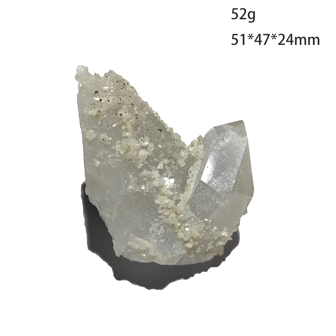 NEW! C3-6A Natural Quartz Cluster Dolomite Mineral Specimen From Yaogangxian Mine 
NEW! C3-6A Natural Quartz Cluster Dolomite Mineral Specimen From Yaogangxian Mine