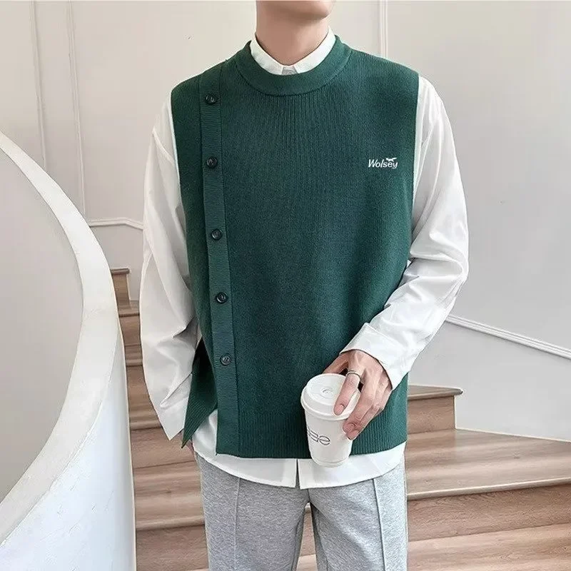 Одежда для гольфа Новинка Осень 2023 высококачественные товары для гольфа Трикотажный жилет для гольфа мужская одежда для гольфа Корейская Роскошная Одежда товары для гольфа