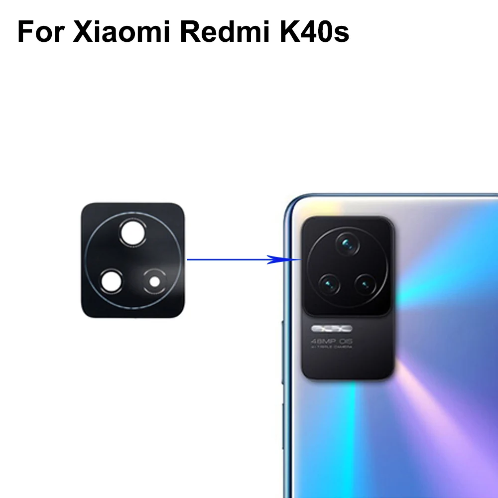 

Протестированный Новый объектив для задней камеры Xiaomi Redmi K50, стеклянный объектив, подходит для Xiao mi Redmi K 50 Pro, запасные части