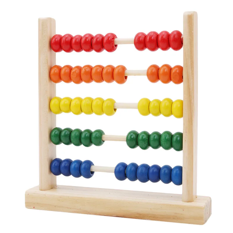 

Educational Toy Mini Wooden Abacus Children Early Math Learning Toy Numbers Counting Calculating Beads Abacus Montessori