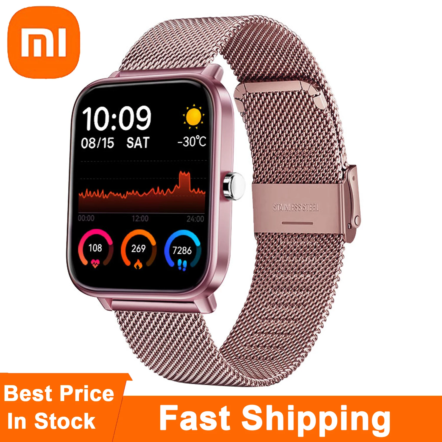Xiaomi Mijia Full Touch Smart Watch Women Men Smartwatch for Android IOS NFC Heart Rate Fitness Tracker Sport Smart-watch GT10
Xiaomi Mijia Full Touch Smart Watch Women Men Smartwatch for Android IOS NFC Heart Rate Fitness Tracker Sport Smart-watch GT10