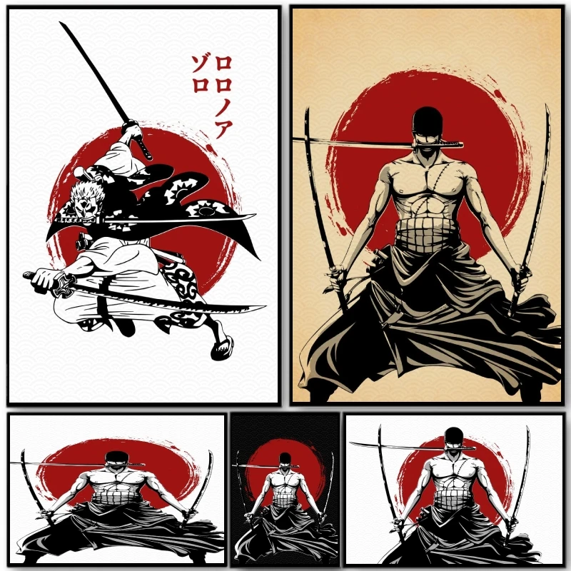 Japanese Anime Canvas Paintings One Piece Roronoa Zoro Birthday Gifts Wall Art Home Children's Bedroom Decor Picture Classic
Japanese Anime Canvas Paintings One Piece Roronoa Zoro Birthday Gifts Wall Art Home Children's Bedroom Decor Picture Classic