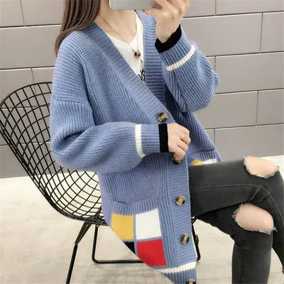 2021 New Spring Autumn Korean Loose Sweater Women Coat Solid Knitting Outwear Female Casual Pockets Open Stitch Cardigan NS4654
2021 New Spring Autumn Korean Loose Sweater Women Coat Solid Knitting Outwear Female Casual Pockets Open Stitch Cardigan NS4654