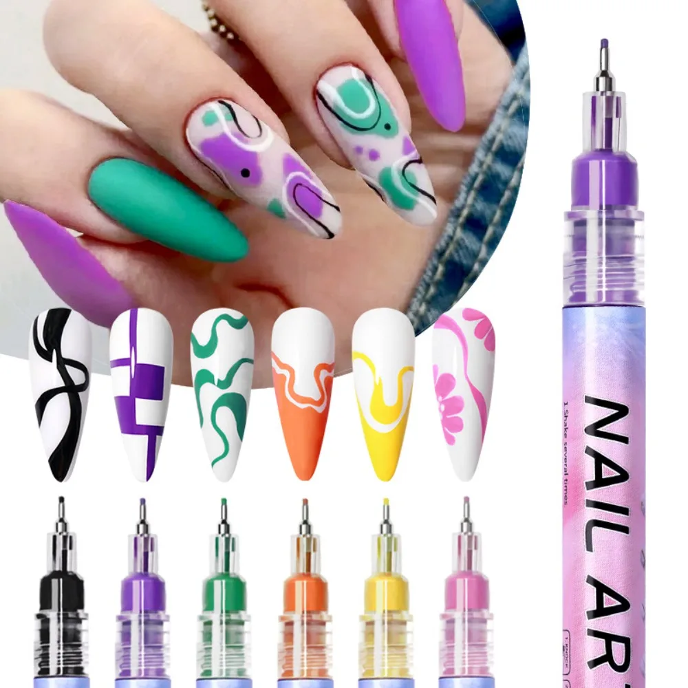 2PCs Plastic Marker Pen Oily Brush Manicure Tool Painting Liner Graffiti Gel Pen Nail Art Drawing Pen Nail Art Pencil
2PCs Plastic Marker Pen Oily Brush Manicure Tool Painting Liner Graffiti Gel Pen Nail Art Drawing Pen Nail Art Pencil