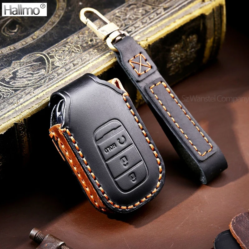 Hallmo Genuine Leather Car Key Cover Case Key Bag Shell for HONDA CIVIC Accord Vezel Pilot CRV Freed 2021 2022 Auto Accessories
Hallmo Genuine Leather Car Key Cover Case Key Bag Shell for HONDA CIVIC Accord Vezel Pilot CRV Freed 2021 2022 Auto Accessories