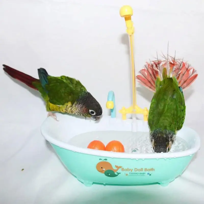 Bird Water Bath Tub Parrot Automatic Bathtub With Faucet Swimming Pool Toy With Fountain Pump Parrot Water Bowl Bird Accessories
Bird Water Bath Tub Parrot Automatic Bathtub With Faucet Swimming Pool Toy With Fountain Pump Parrot Water Bowl Bird Accessories