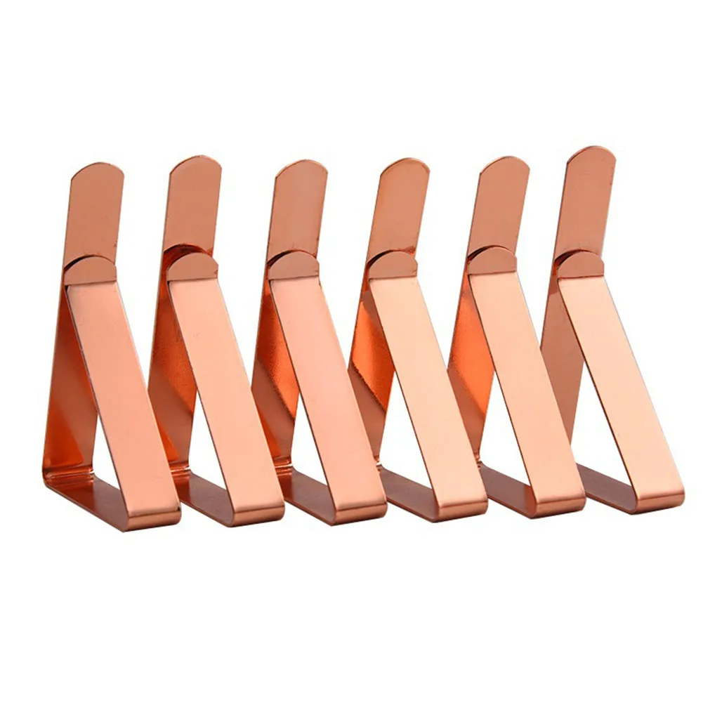 6Pcs Tablecloth Clips Stainless Steel Table Clips Table Cloth Cover Clamps Holders For Outdoor Parties Weddings Table Cloth Clip
6Pcs Tablecloth Clips Stainless Steel Table Clips Table Cloth Cover Clamps Holders For Outdoor Parties Weddings Table Cloth Clip