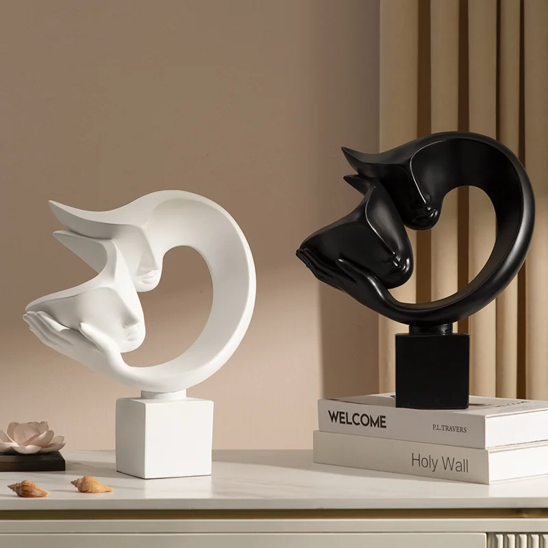 New Creative Abstract Face Art Ornaments Black and White Character Crafts Couples Love Hollow Out Wedding Gifts Home Decoration
New Creative Abstract Face Art Ornaments Black and White Character Crafts Couples Love Hollow Out Wedding Gifts Home Decoration