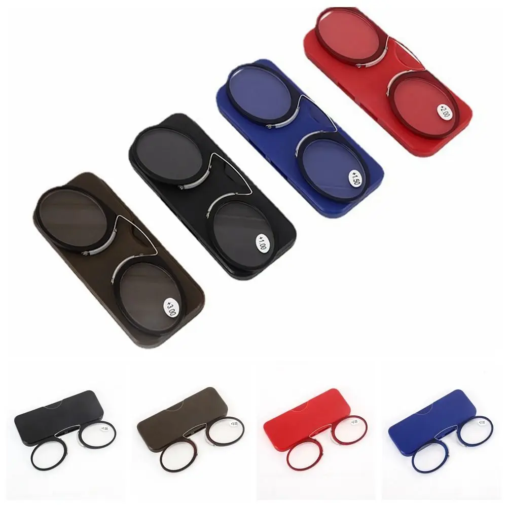 Nose Clip Presbyopic Glasses +1.0 +2.0 +3.0 Card Type Reading Glasses Attached To Mobile Phones Glass Box Men Women
Nose Clip Presbyopic Glasses +1.0 +2.0 +3.0 Card Type Reading Glasses Attached To Mobile Phones Glass Box Men Women