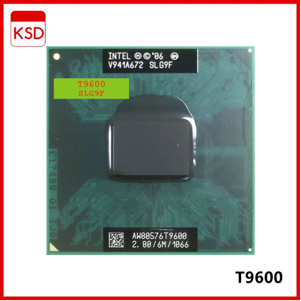 Intel Core 2 Duo T9600 SLG9F SLB47 2.8 GHz Dual-Core Dual-Thread CPU Processor 6M 35W PGA478
Intel Core 2 Duo T9600 SLG9F SLB47 2.8 GHz Dual-Core Dual-Thread CPU Processor 6M 35W PGA478