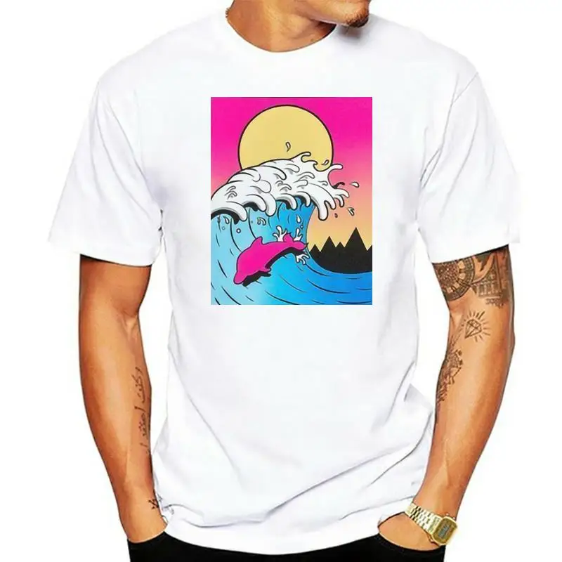 Pink Dolphin Till Dusk T-Shirt Black Mens Streetwear Waves Tee Fitness Tee Shirt 
Pink Dolphin Till Dusk T-Shirt Black Mens Streetwear Waves Tee Fitness Tee Shirt