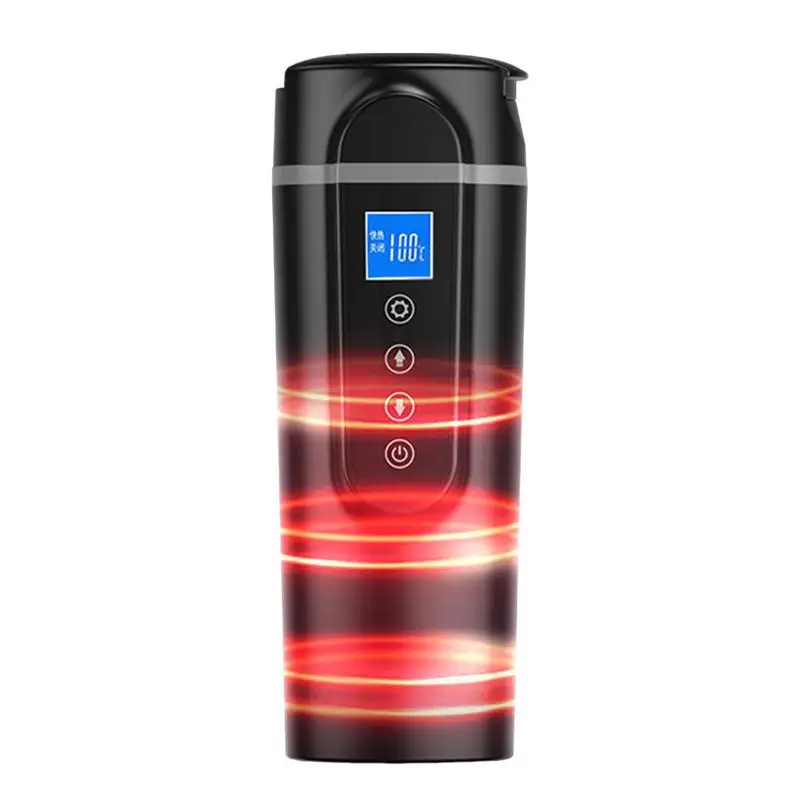 Smart Heating Car Cup 24V/12V 420ml Car Heating Mug Leakproof 30100 Variable Temperature Control Electric Kettle
Smart Heating Car Cup 24V/12V 420ml Car Heating Mug Leakproof 30100 Variable Temperature Control Electric Kettle