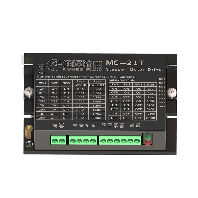 Pulse Control Type Motor Driver Low Noise Anti-interference Stepper Motor Controller MC-21T
Pulse Control Type Motor Driver Low Noise Anti-interference Stepper Motor Controller MC-21T