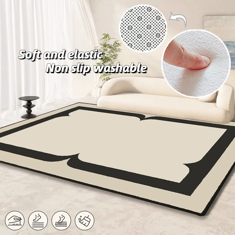 Ins Modern Minimalism Living Room Carpets 160x230cm Large Area Soft Washable Rugs Decoration Bedroom Carpet Anti Slip Floor Mats
Ins Modern Minimalism Living Room Carpets 160x230cm Large Area Soft Washable Rugs Decoration Bedroom Carpet Anti Slip Floor Mats