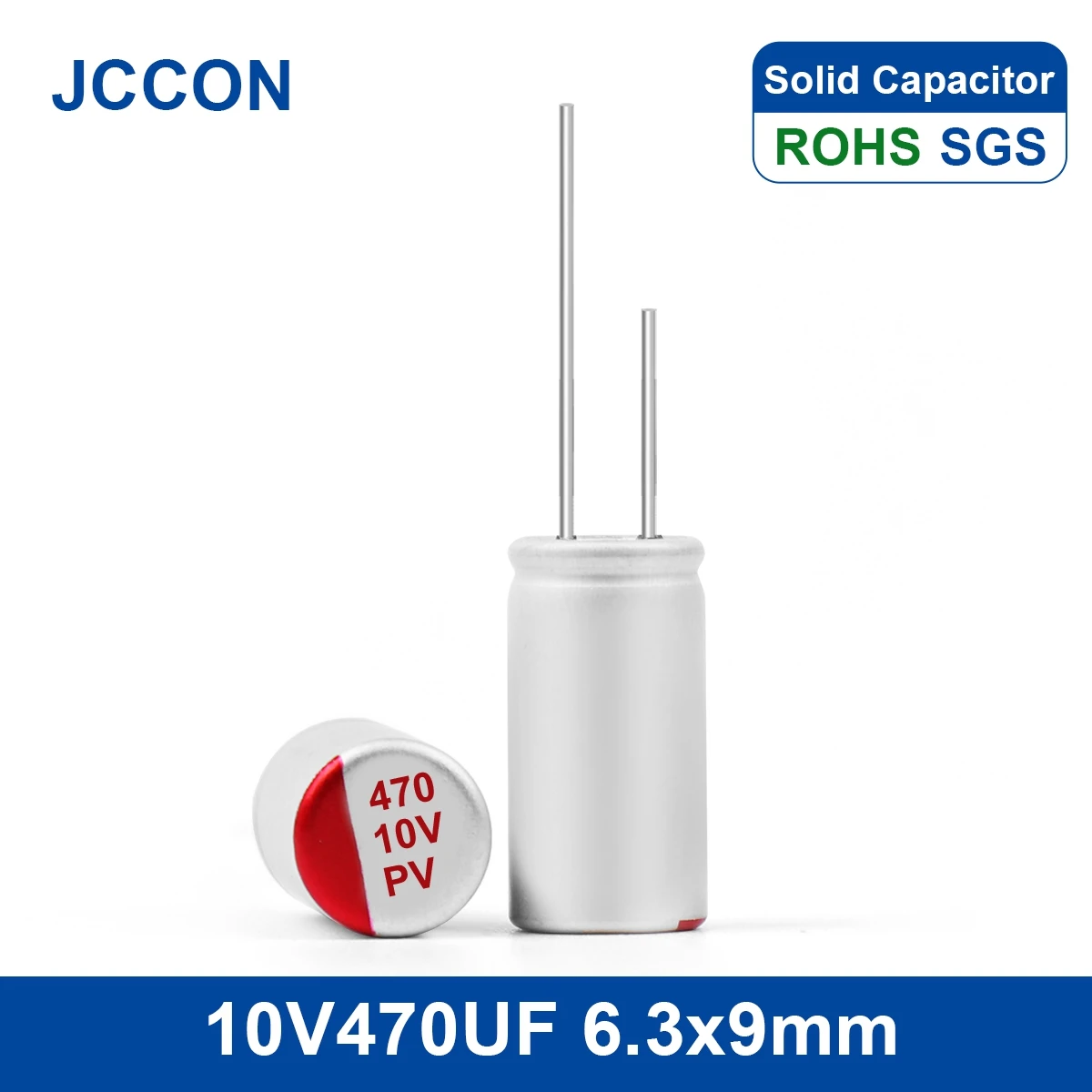 20Pcs JCCON DIP Solid Electrolytic Capacitor 10V470UF 6.3x9 DIY Graphics Card Motherboard Oiginal
20Pcs JCCON DIP Solid Electrolytic Capacitor 10V470UF 6.3x9 DIY Graphics Card Motherboard Oiginal