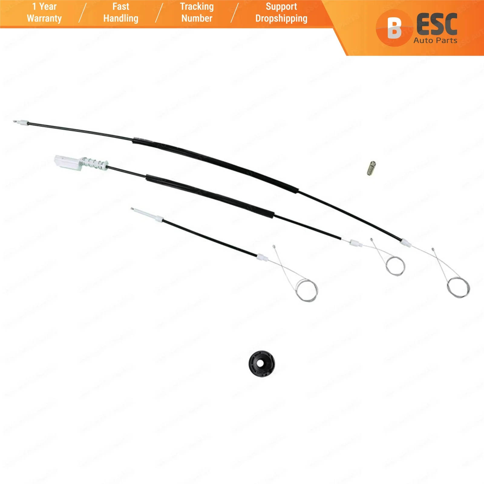 ESC Auto Parts EWR475 Window Regulator Repair Kit Tailgate Baggage Door for Land Rover Freelander 1997-2006 3/5 door
ESC Auto Parts EWR475 Window Regulator Repair Kit Tailgate Baggage Door for Land Rover Freelander 1997-2006 3/5 door